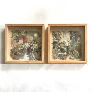Pair of Framed Abstracts 